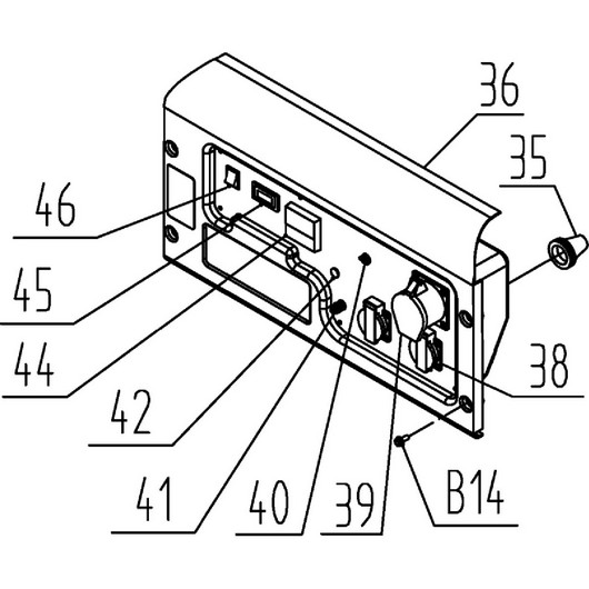 Панель управления Champion GG6500